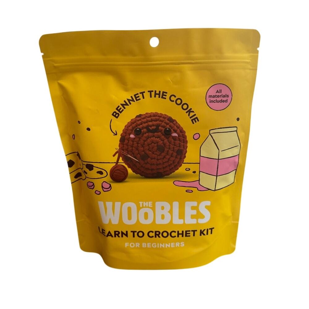 *Sold out online* The Woobles Bennet the Cookie Collectible Crochet Kit - Sealed